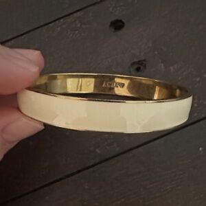J. Crew Gold and Cream Bracelet